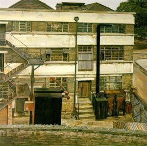 Factory in North London ©Lucian Freud. Image from Wikiart