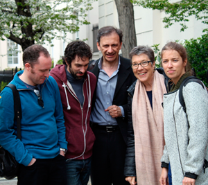 Andy Dickinson, Pablo Turégano, Jorge de Juan, Alicia Sánchez y Maite Jaúregui